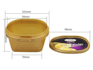 Contenedor con tapa IML de 70ml, CX005