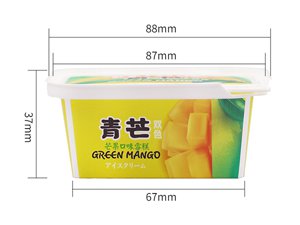 Contenedor con tapa IML de 150ml, CX034