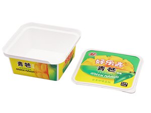 Contenedor con tapa IML de 150ml, CX034