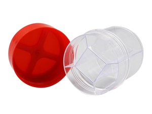 Contenedor con tapa IML CX004B (redondo de 4 divisiones)