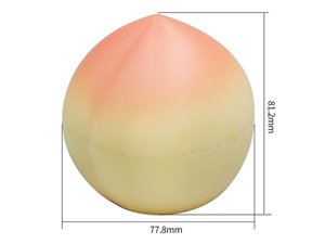Contenedor con tapa IML de 60ml, CX088 (forma de durazno)