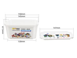 Contenedor cuadrado IML de 500ml, CX048