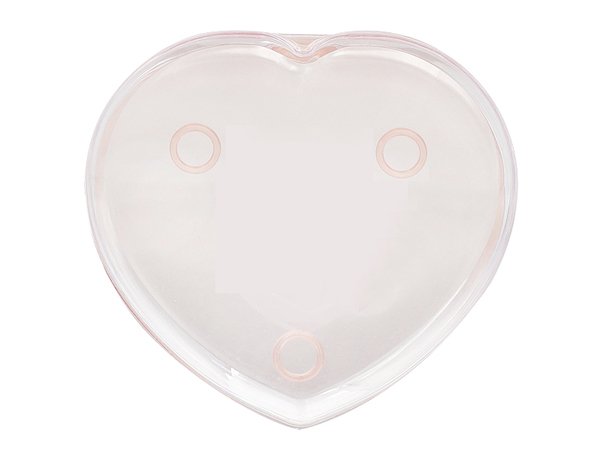 Contenedor con tapa IML de 330ml, CX049 (forma de corazón)
