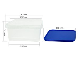 Contenedor con tapa IML de 2500ml, CX076