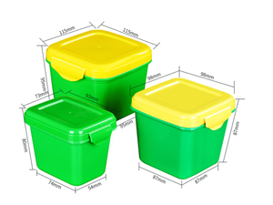 Contenedor con tapa IML de 300ml/500ml/800ml, CX001