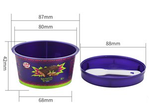 Vaso con tapa IML de 135ml, CX052