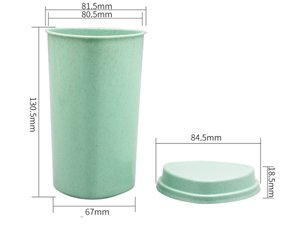 Vaso con tapa IML de 500ml, CX070