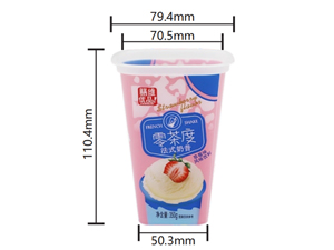 Vaso IML de 350ml, CX042