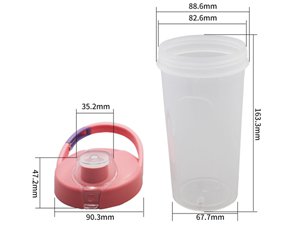 Vaso con tapa IML de 650ml, CX086