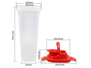 Vaso con tapa IML de 1000ml, CX031B