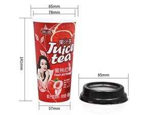 Vaso con tapa IML de 400ml, CX018