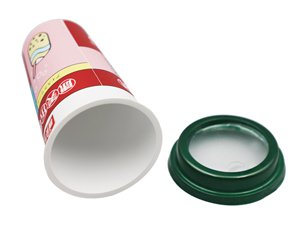 Vaso con tapa IML de 400ml, CX018