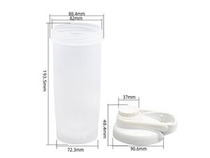 Vaso con tapa IML de 800ml, CX127