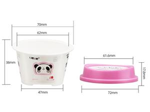 Vaso con tapa IML de 80ml (para yogur), CX135