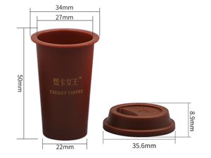 Vaso con tapa IML de 18ml, CX079