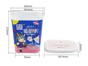 Vaso con tapa IML de 1000ml (para chupetines)
