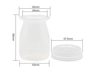 Botella con tapa IML de 90ml, CX006A