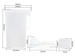 Botella con vaso IML de 2600ml, CX108B