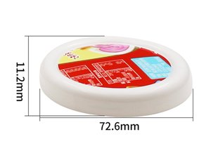 Tapa redonda IML de Ø72.6mm, CX062