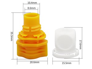 Boquilla y tapa, LW048