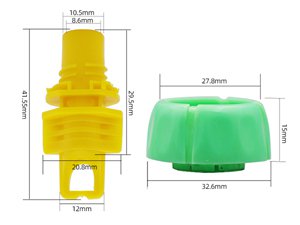 Boquilla y tapa, LW055C