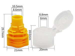 Boquilla y tapa flip top, LW081